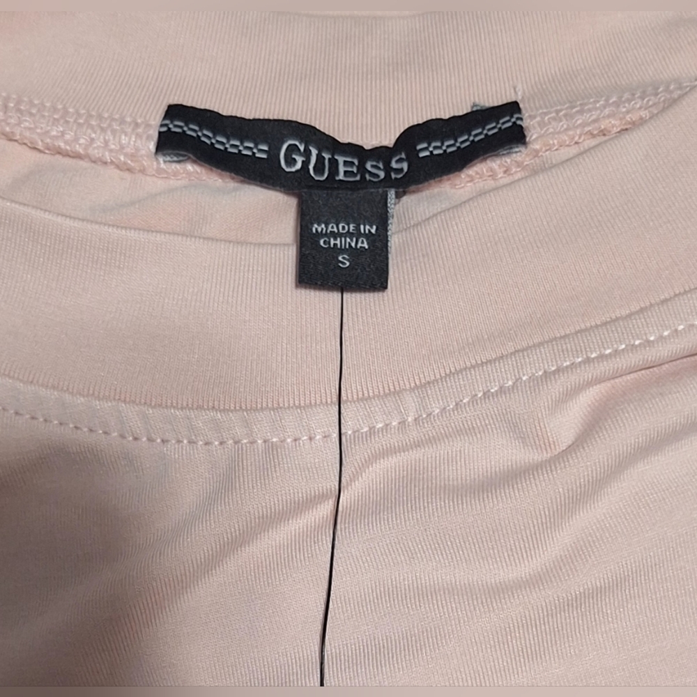 NWT Sm Guess Soft Pink Midi Dress - Picture 2 of 8